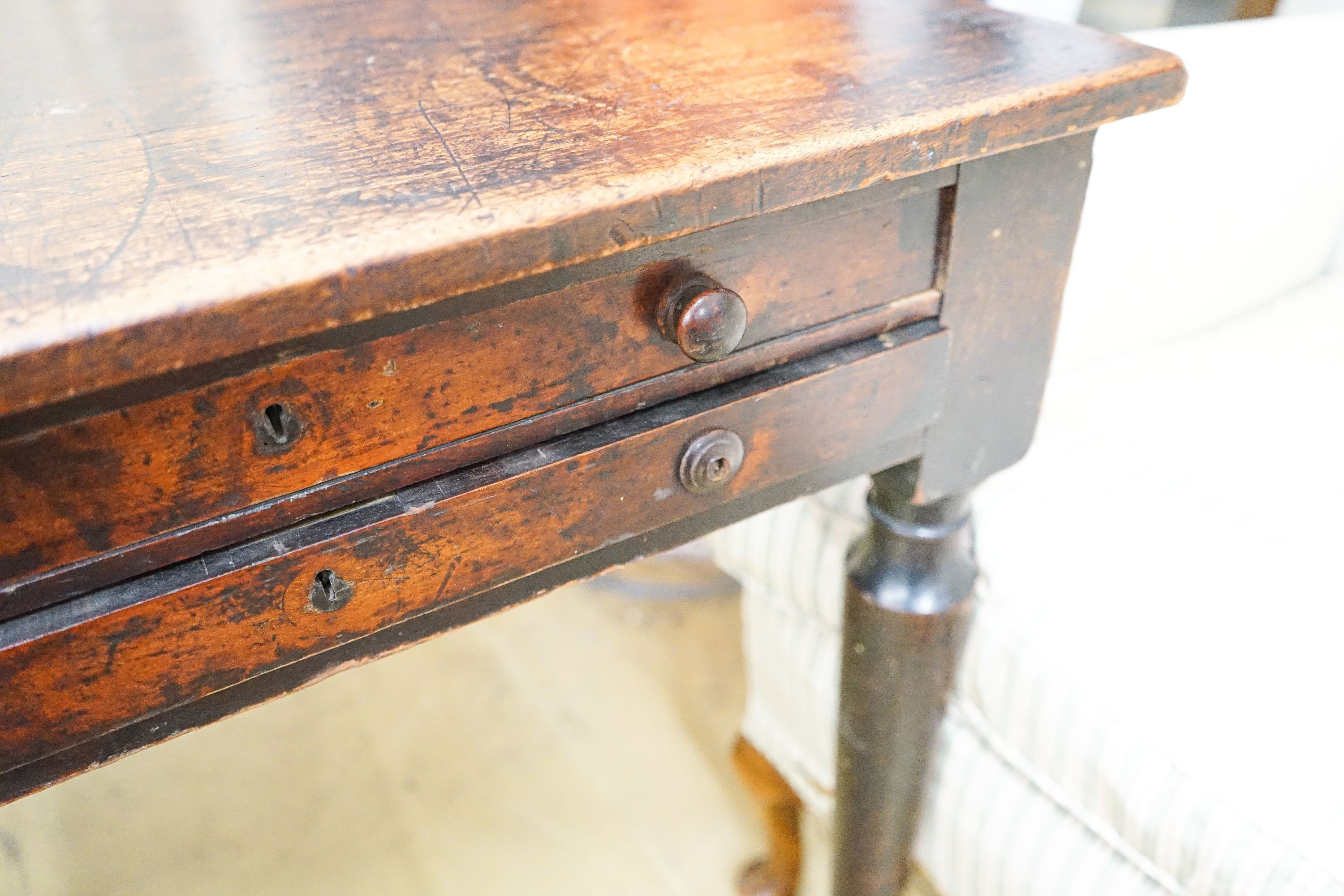 A Victorian mahogany library table from the Library of the Royal College of Surgeons, London, length 168cm, depth 90cm, height 74cm